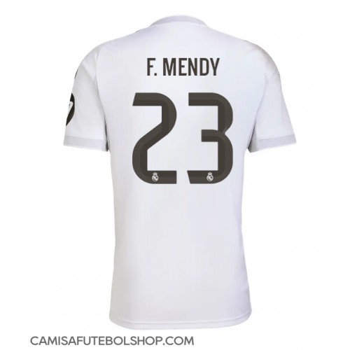Camisa de time de futebol Real Madrid Ferland Mendy #23 Replicas 1º Equipamento 2025-26 Manga Curta